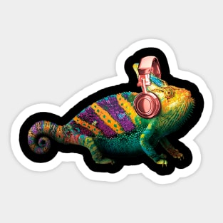 Funny Chameleon Sticker